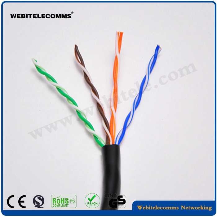 U/UTP Ushielded Network Cable Cat 5e Twisted Pair Installation Cable