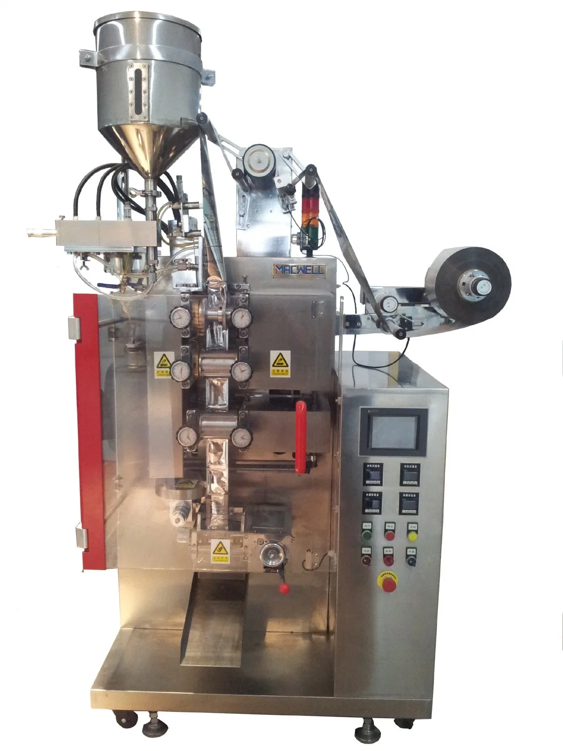 Vffs Automatic Vertical Sachet Pouch Packing Packaging Machine Filling for Sauce/Seasoning/Salt/Masala/Tomato Paste/Oil/Food/Liquid/Spices/Salt/Coffee/Honey