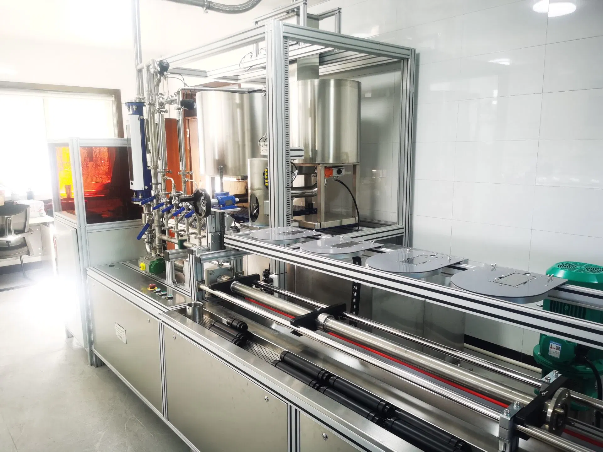 Chinesische Fabrik Automatische Kolben Machanischen Wasserzähler Testausrüstung