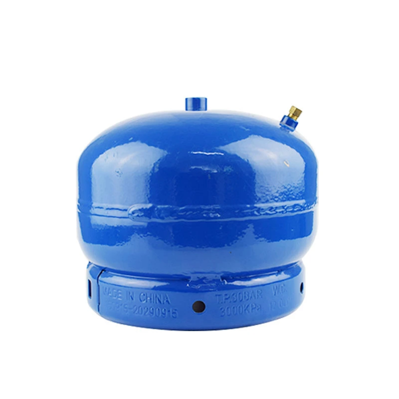 Small Customized Outdoor Camping Portable 0.5kg Liquefied Petroleum Gas Cylinder Valve Gas Tank