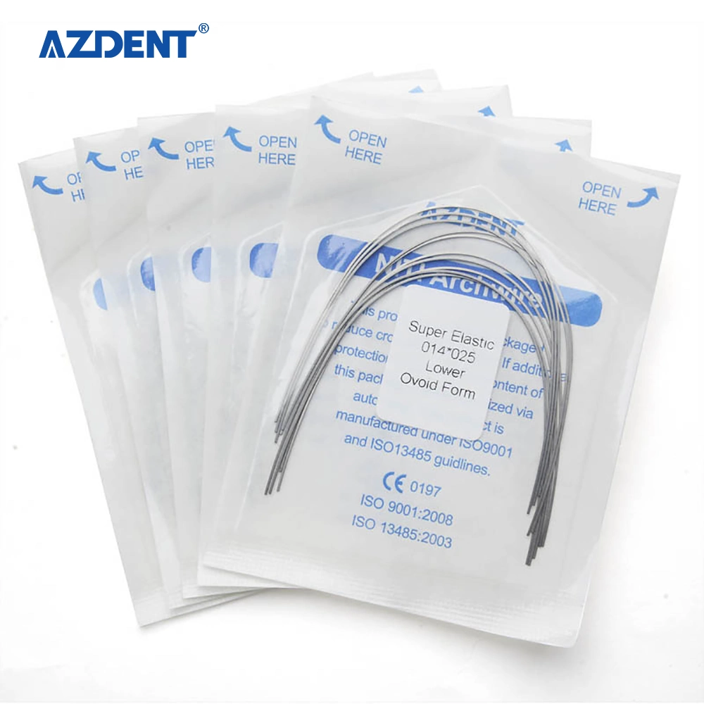 Thermal Activated Dental Orthodontic Super Elastic Niti Arch Wire