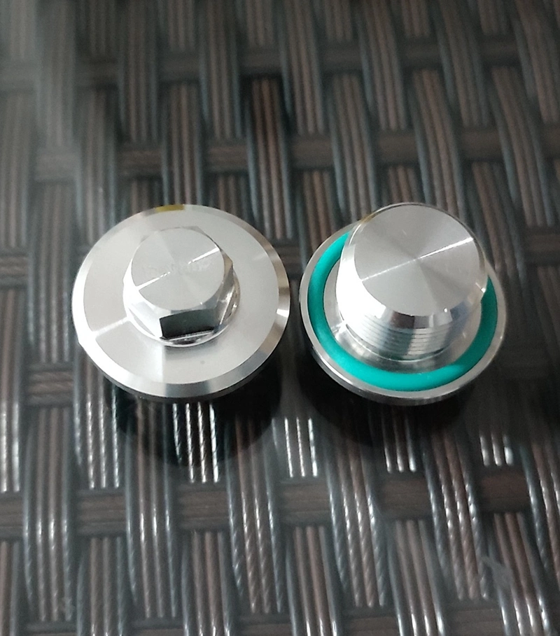 304 Stainless Steel Internal and External Threaded Round Plug