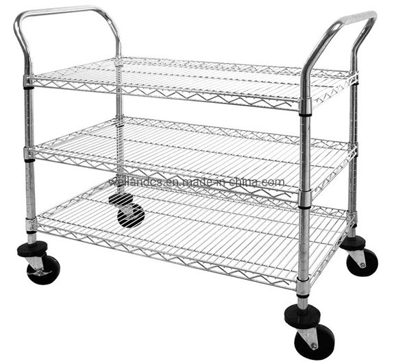 Multi-Functional Metal Hand Trolley with Anti-Static Wheels