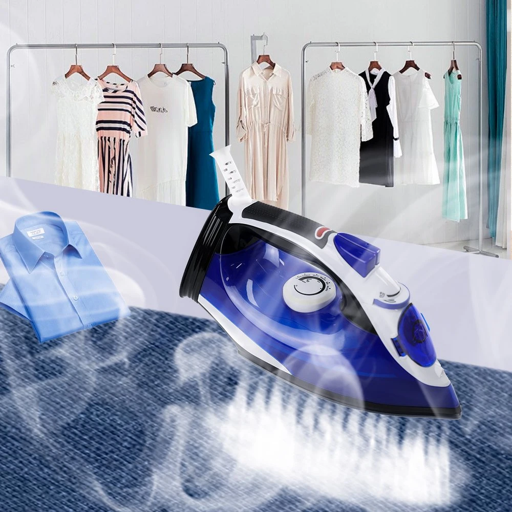 ETL, GS, CE, CB, Approved Middle Steam Iron with Steam Ironing/ Dry Ironing/Steam Jet, Water Spray, Continuous Strong Steam, Burst Steam, Self- Cleaning