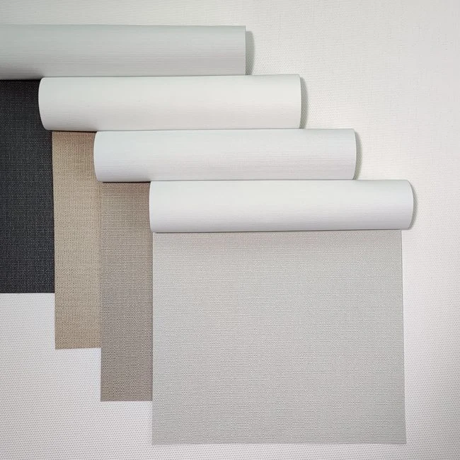 Solid Color Polyester Roller Blinds Fabrics