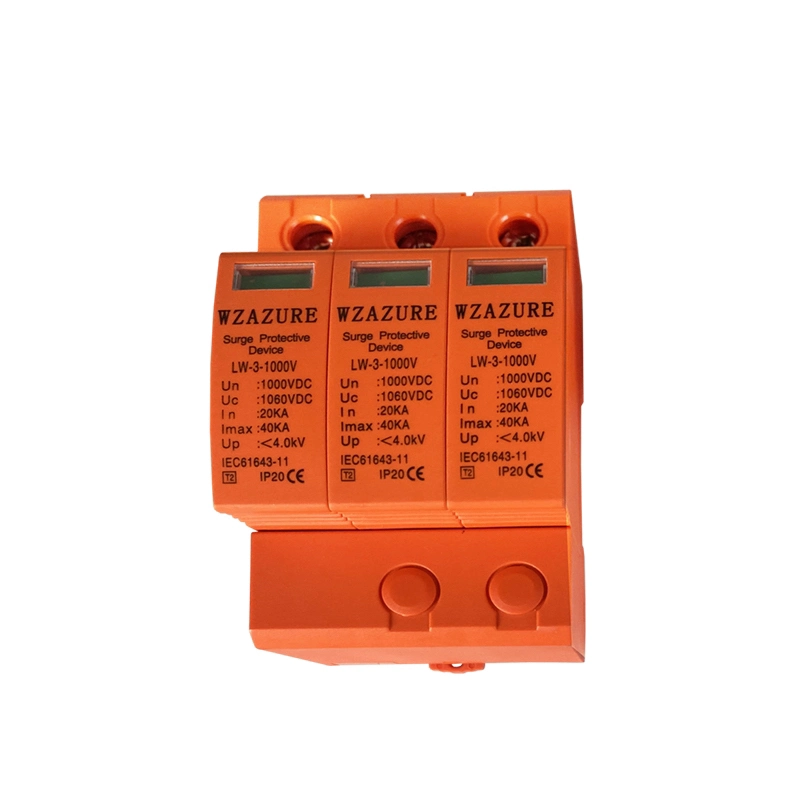 Surge Voltage Protection DC Lightning Protection Orange Surge Protector Device