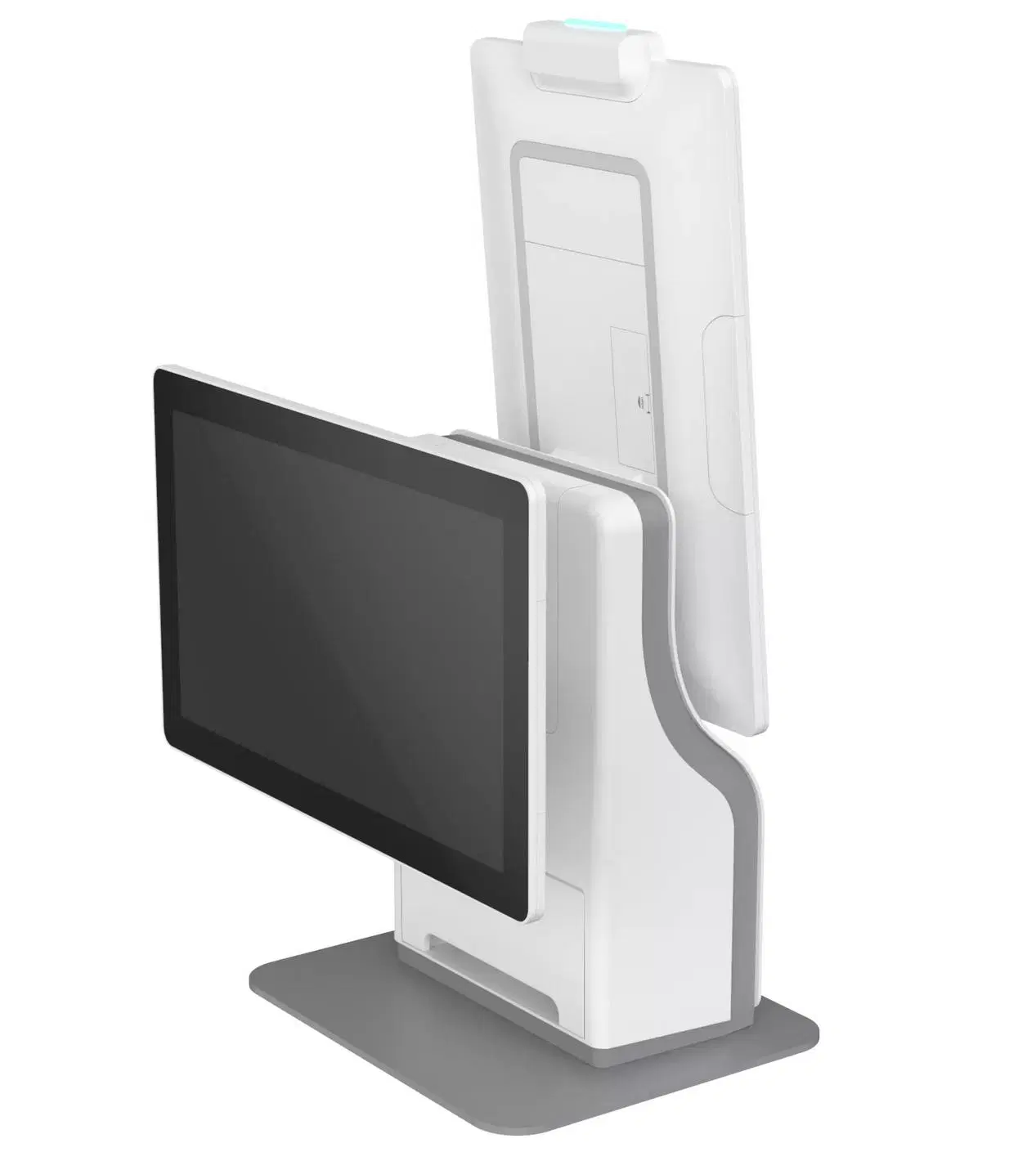 15 Inch Customer Payment Kiosk NFC Barcode Credit Card Self-Service Touchscreen Kiosk White Menu Board Partner