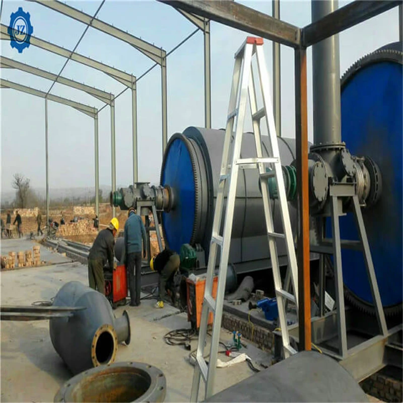 20 Tons Waste Tyre Rubber Plastic Pyrolysis Machinery to Fuel Oil