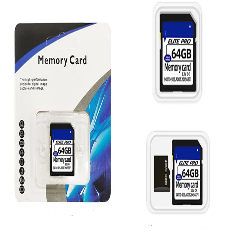 Câmara SD Big Card de 4 GB Câmara SLR Digital de alta velocidade Cartão de memória SD para automóvel de 128 GB