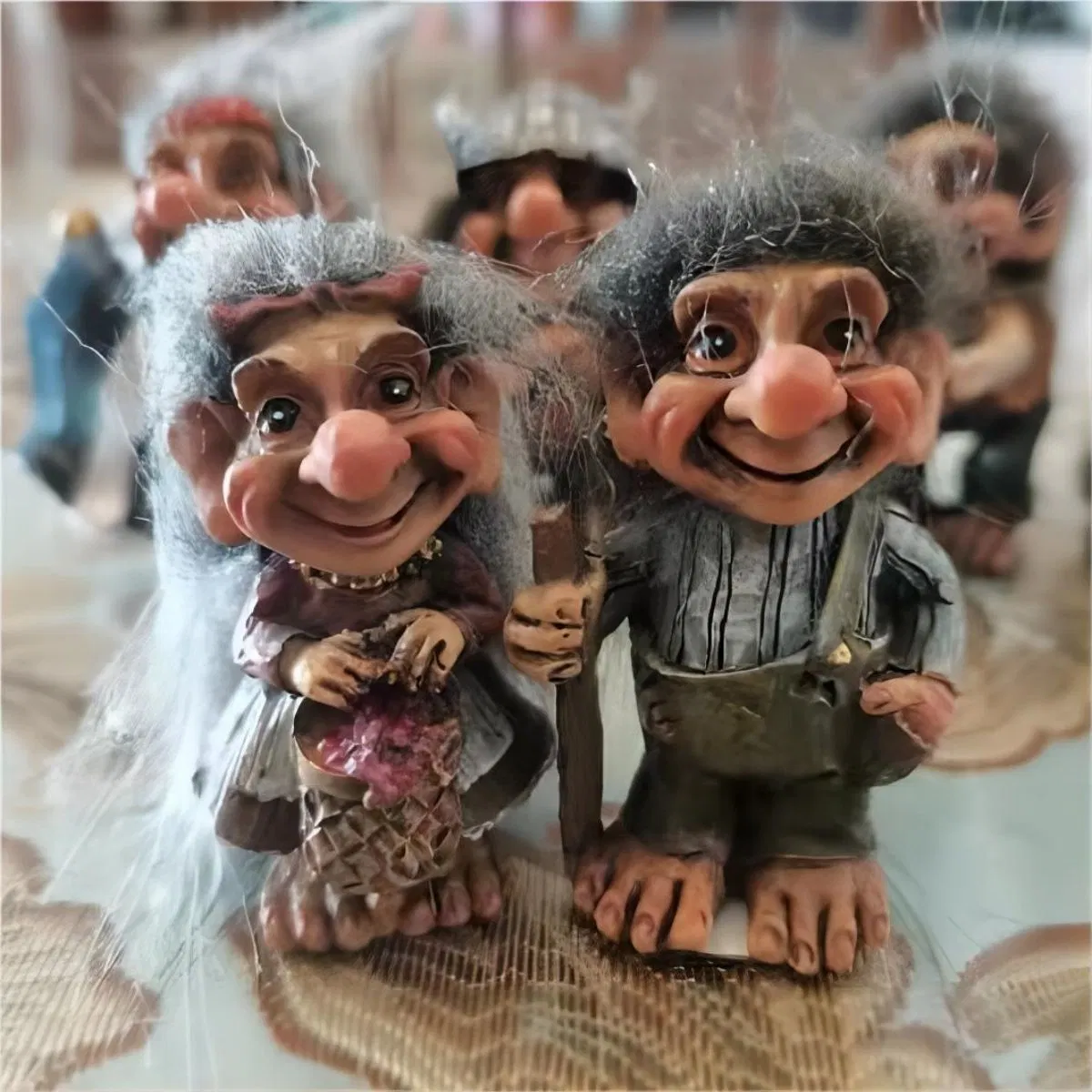 OEM Factory Customized Norwegian Trolls Resin Garden Figurine Swedish Trolls Polyresin Garden Crafts Troll Doll Wholesale/Supplier Garden Gnome Manufacturer in China