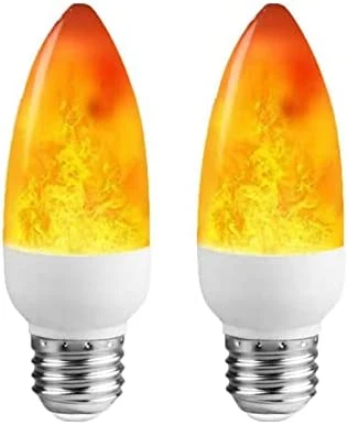 Hot Selling LED Flame Light LED Bulb Lighting Effect 1800K Xmas Decor 85-265V Candle Bulb Lamp E12 Base for Chandelier Indoor Outdoor Home Decoration