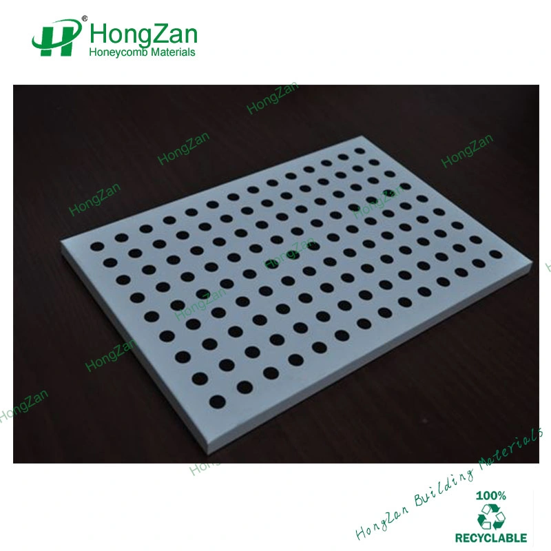 Flat Size Perforated Aluminum Honeycomb Panel for Indoors/Outdoors Use