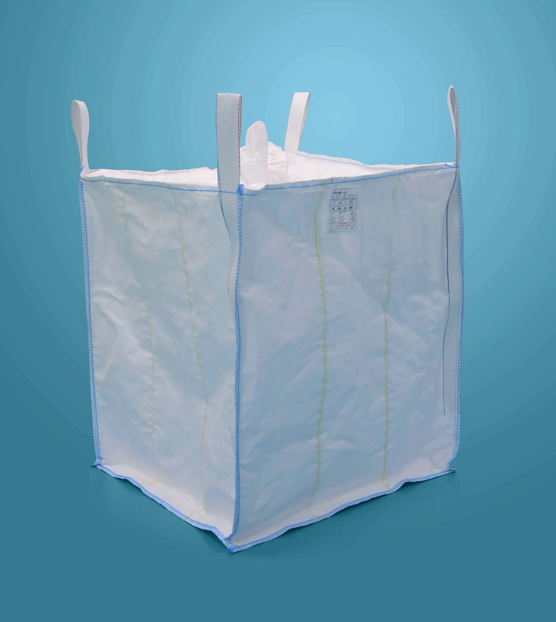 FIBC Big Bag Plastic Bag Jumbo Bulk Bag Handles Storing Recycled Material Free Sample Shandong Product From China