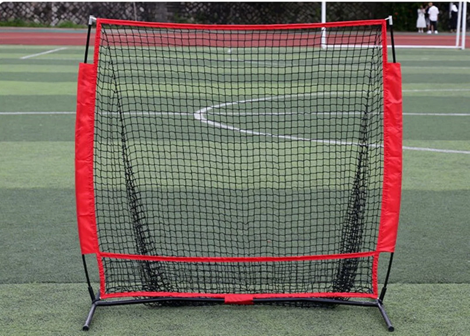 2021 Portable Outdoor 5*5 pieds de la pratique de la formation de compensation en nylon au bâton de baseball cible Pitching Net