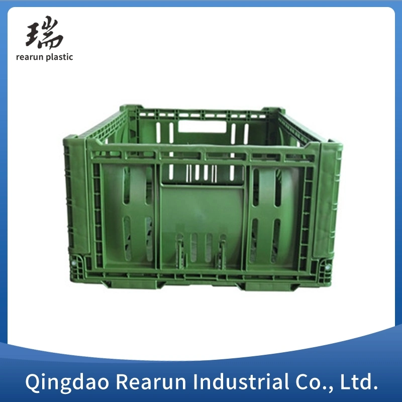 Superior Quality Stacking Fruit Vegetable Baskets Ventilated Collapsible Container Turnover Box for Logistic