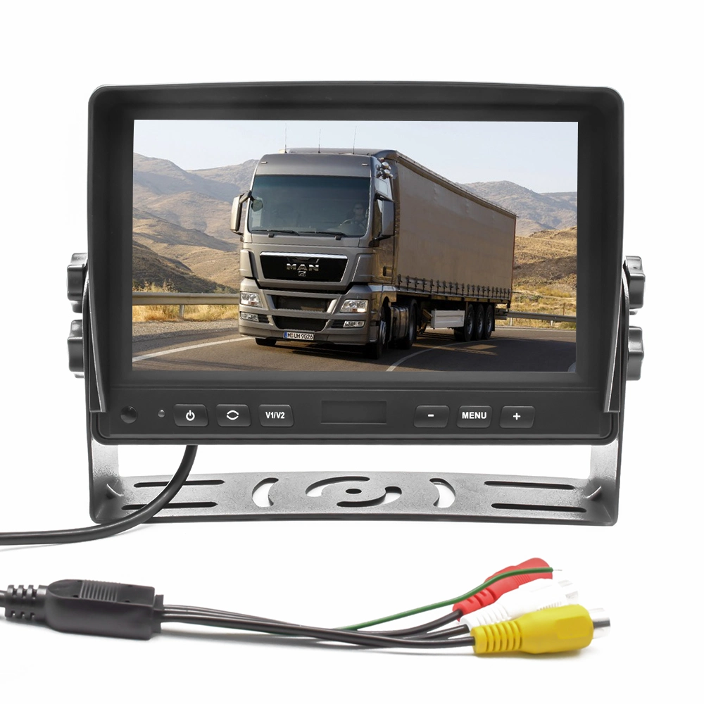 Nuevo rendimiento IPS de 7 pulgadas TFT LCD Monitor para el coche autobús escolar