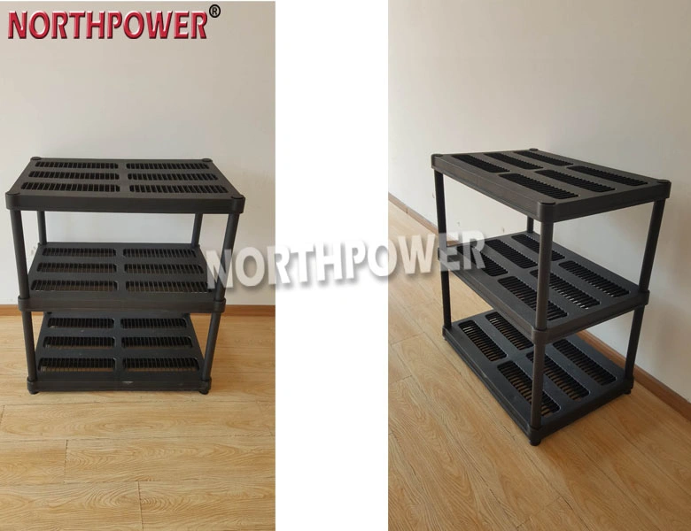 36*24 Inch 3 Tier Heavy Duty Plastic Shelves