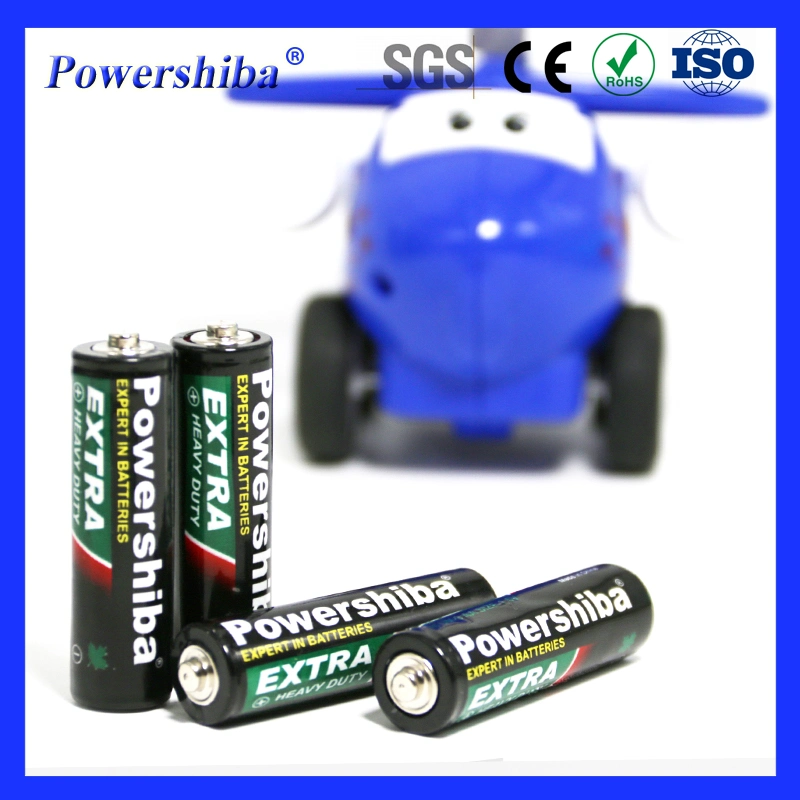 Non-Rechargeable R6p Um3 1.5V Disposal Battery Carbon Zinc R6 AA Dry Battery