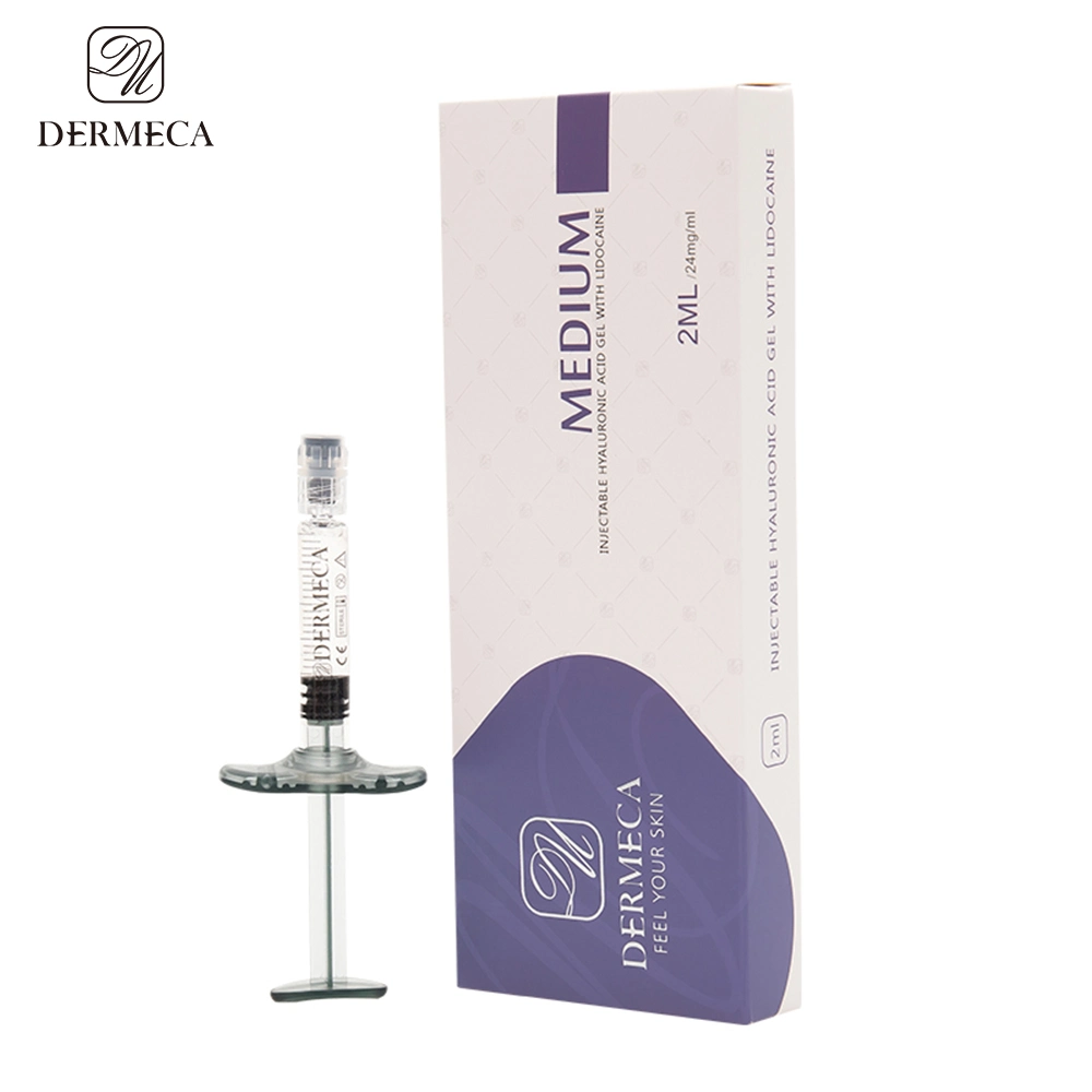 Dermeca Skin Care Injectable Crosslinked Injectable Hyaluronic Acid Ha Dermal Filler for Skin Care