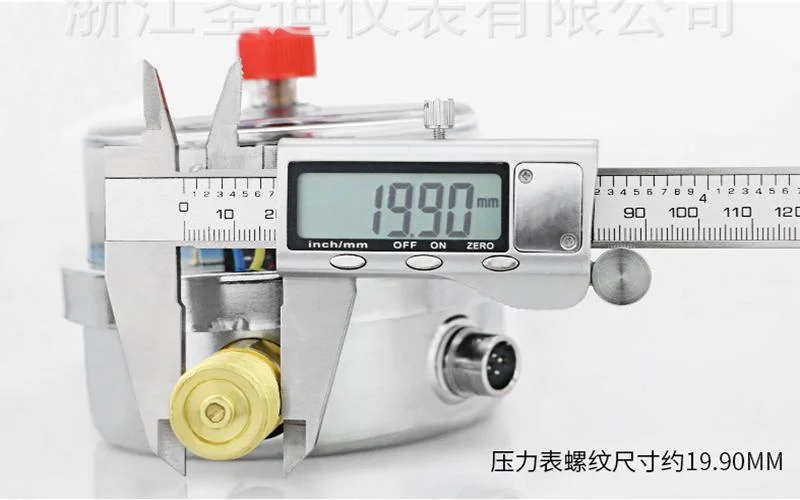 Résistance aux températures élevées Ynxc100 manomètre à contact électrique, commerce de gros, usine directe Alimentation