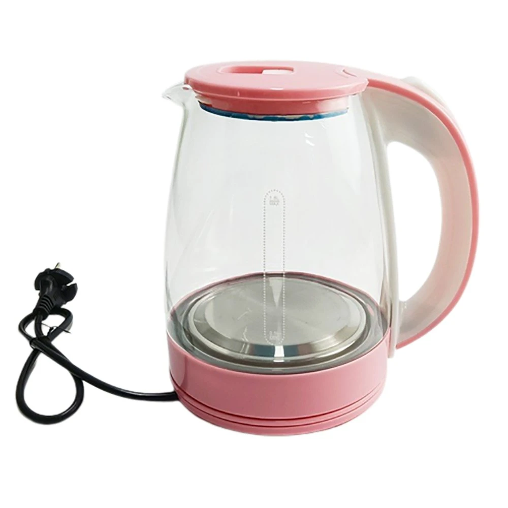 Um-1702 Small Home Appliance 1.8L 1500W Glass Kettle Pink