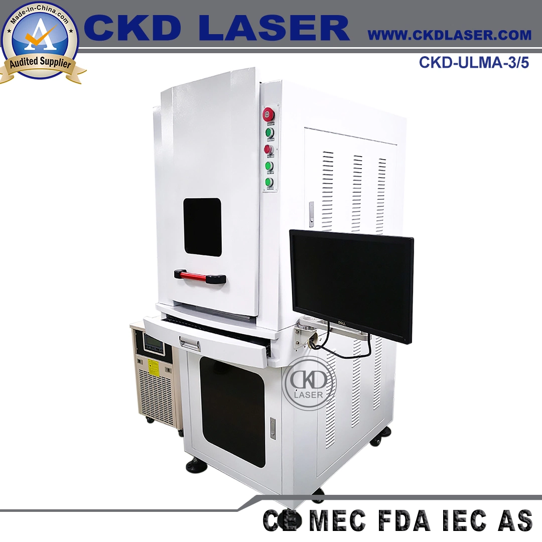 UV Laser Engraving Machine for Ceramic Semiconductor Wafer IC Grain with Computer