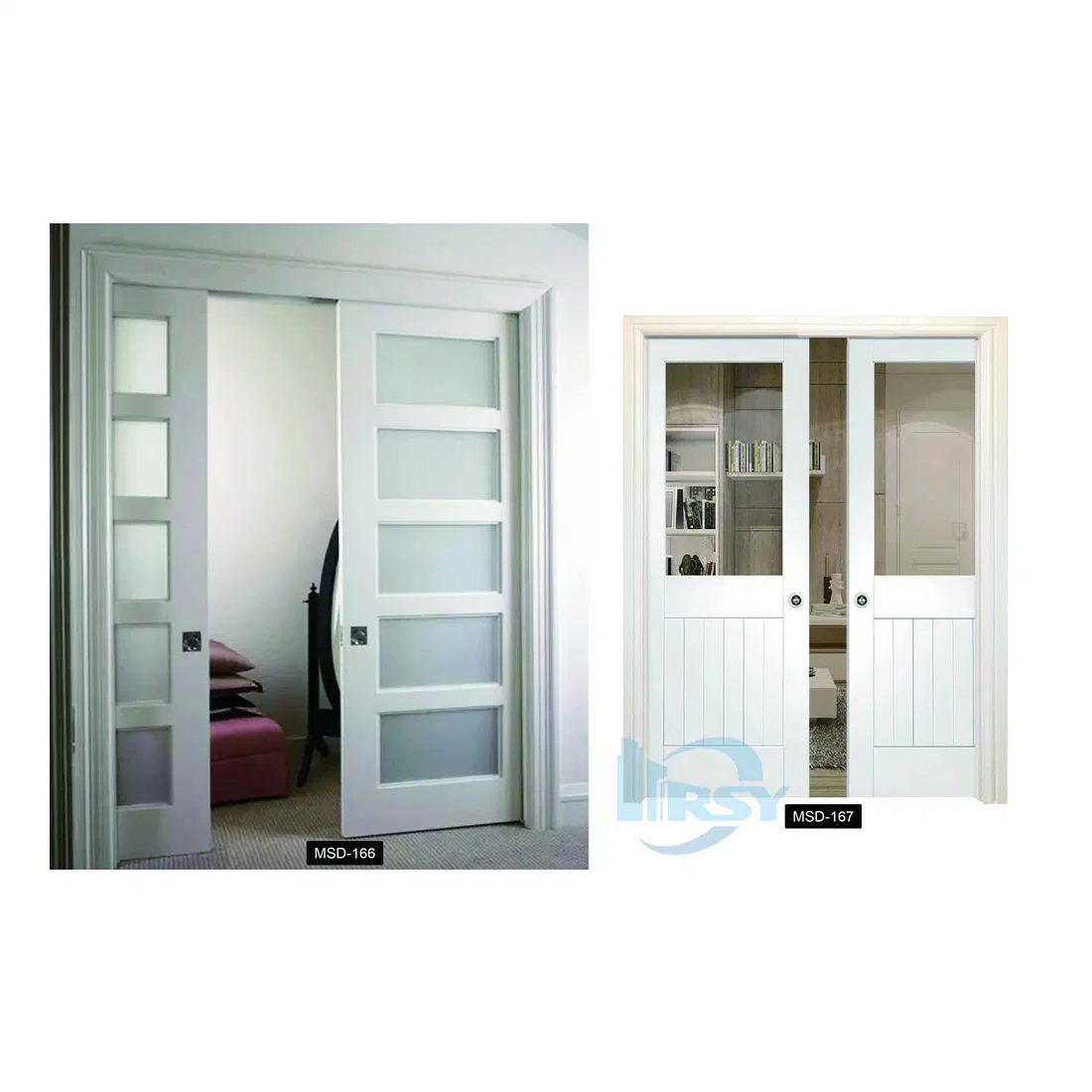 Interior Design Hospitality Interior Solid Wood Doors Painted Bathroom Wooden Pocket Door