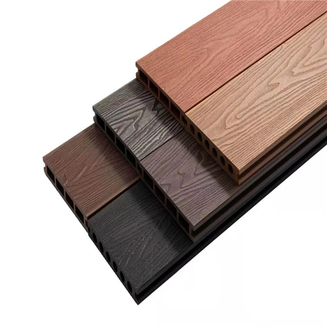Outdoor Deck WPC Material Wood Plastic Composite Decking Board 140*25