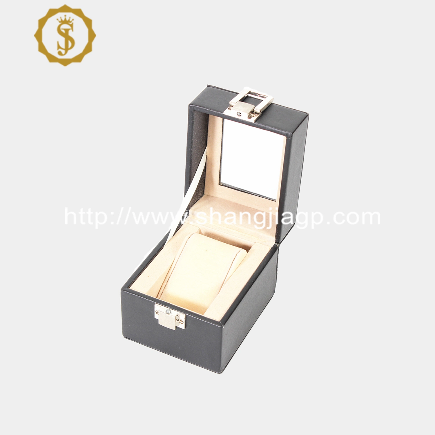 Handmade Hot Sale Single Slot Watch Packaging Gift Box with PVC Window