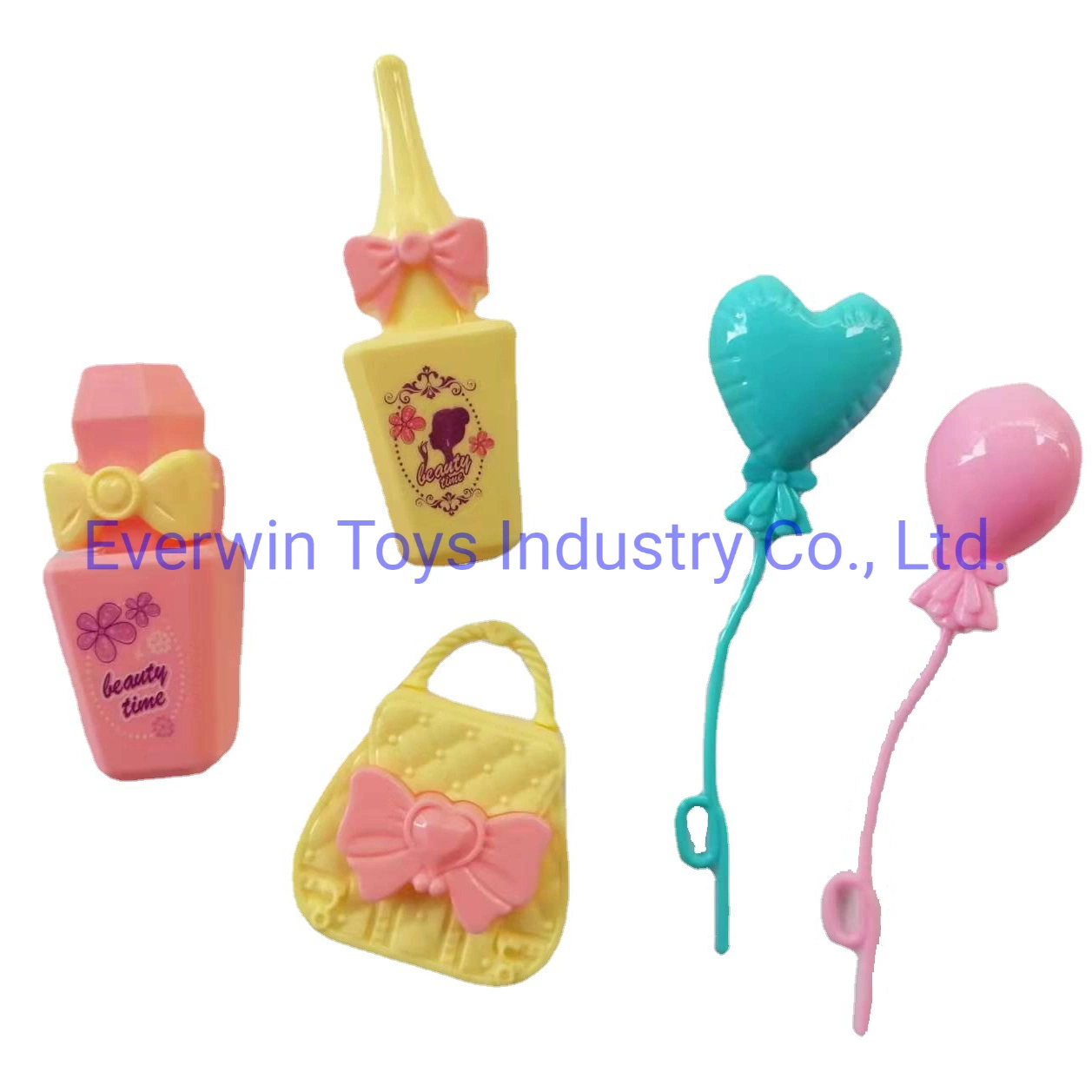 Plastic Toys Set Balloon Gifts Lipstick Perfume Toy for Barbie Dolls