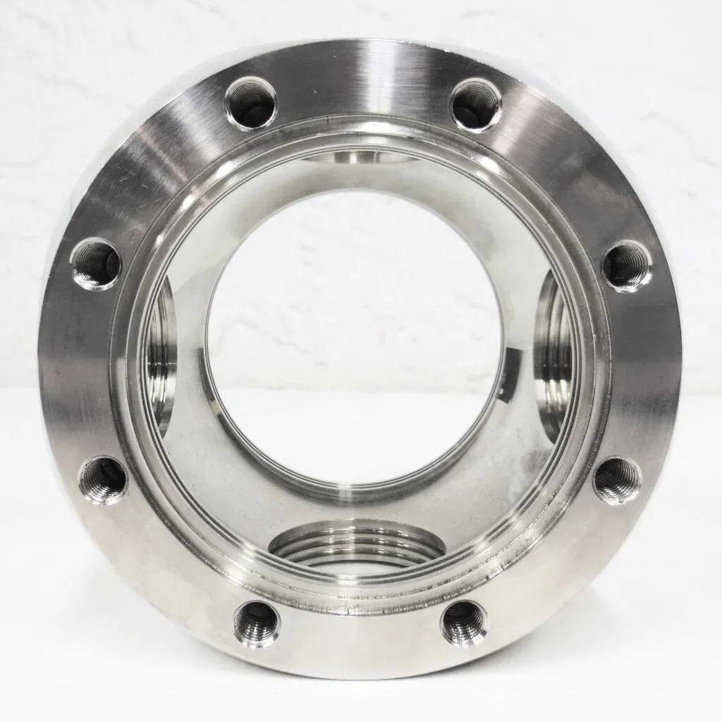 CNC Precision Machined Stainless Steel Titanium Uhv Spherical Square Vacuum Chamber