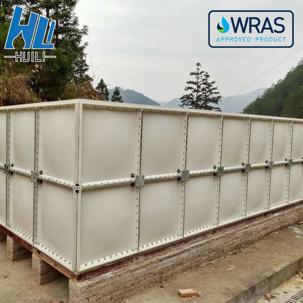 Heißer Verkauf GFK FRP SMC Fiberglass Panel Square groß Regenwasser Speicher Günstige Preis 1000 5000 10000 Liter Lebensmitteltauglicher Tank