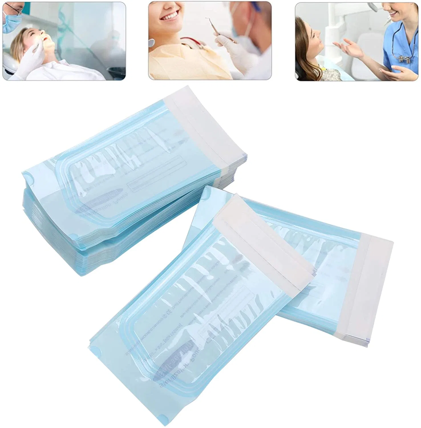 Breathable Medical/ Dental Sterilization Reel Bag Pouch Disposable Sterile Roll