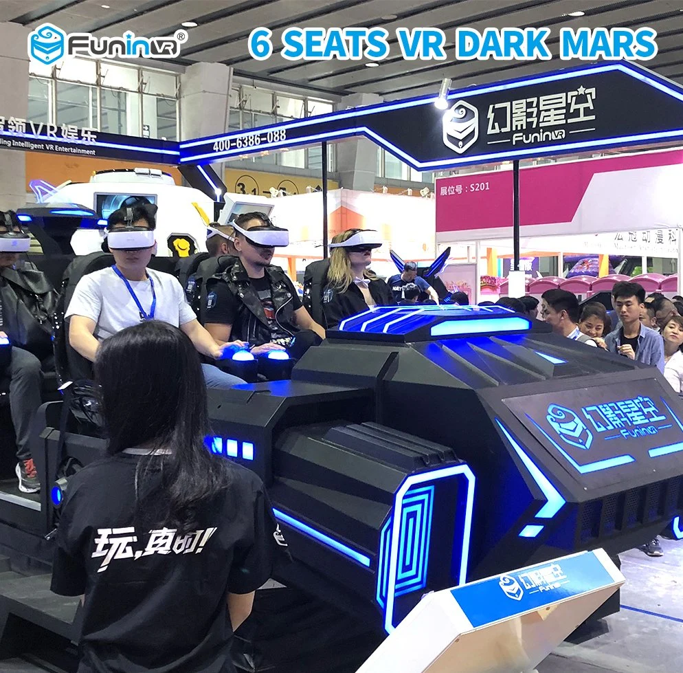 6 Seats Virtual Reality Simulator Multiplayer Games