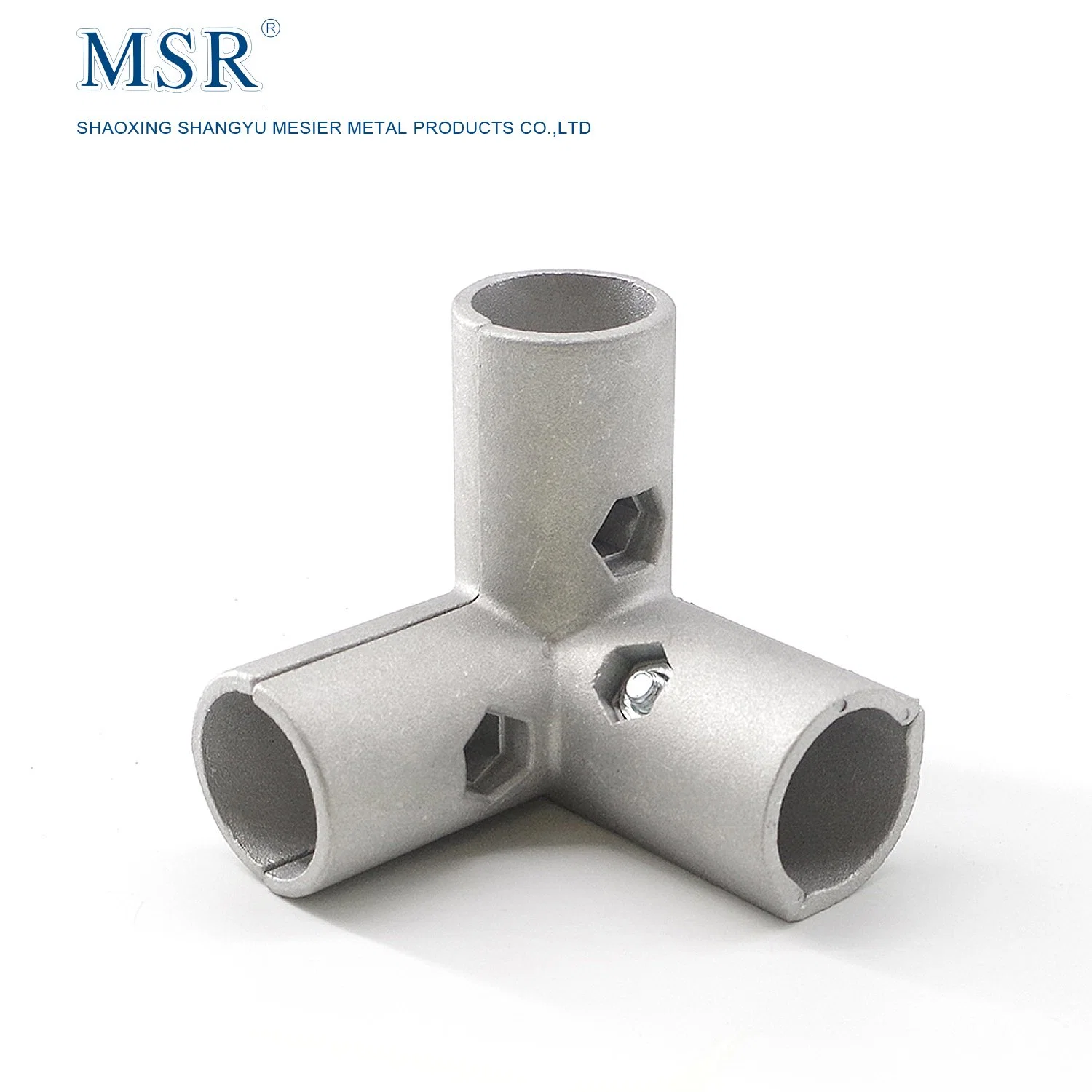 Msr Three Sided Right Angle Fastener for Aluminum Tube D28