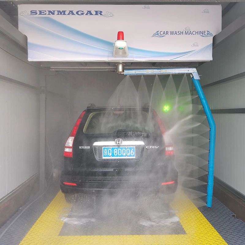 SENMAGAR Brand 360 Rotating Single Arm Automatic Touchless Car Wash Machine with Drying