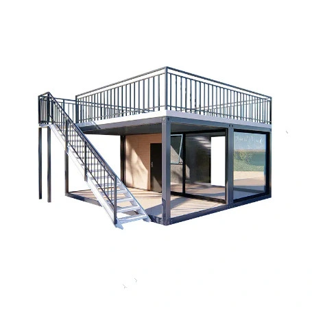 China Luxury Seaside Container Villa Removable Container House Prefabricated Modular Light Steel Villa 20FT