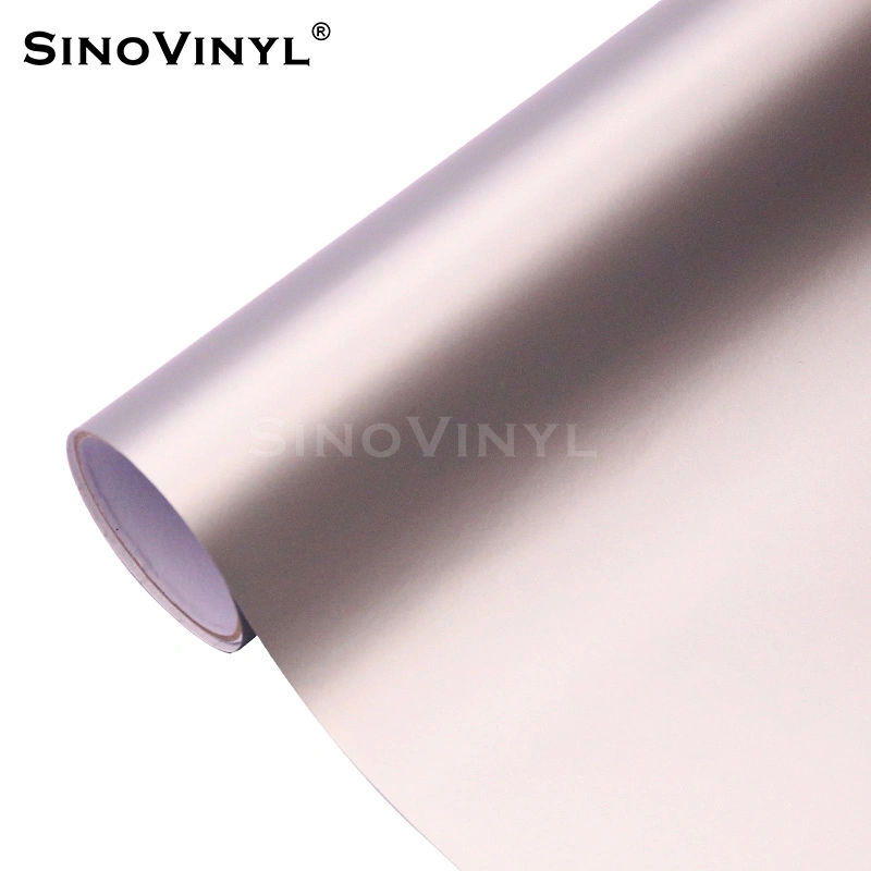 SINOVINYL Chrom Metallic Auto Karosserie Aufkleber Motorrad Startseite Dekor selbst Selbstklebendes Schneidemodul Vinyl