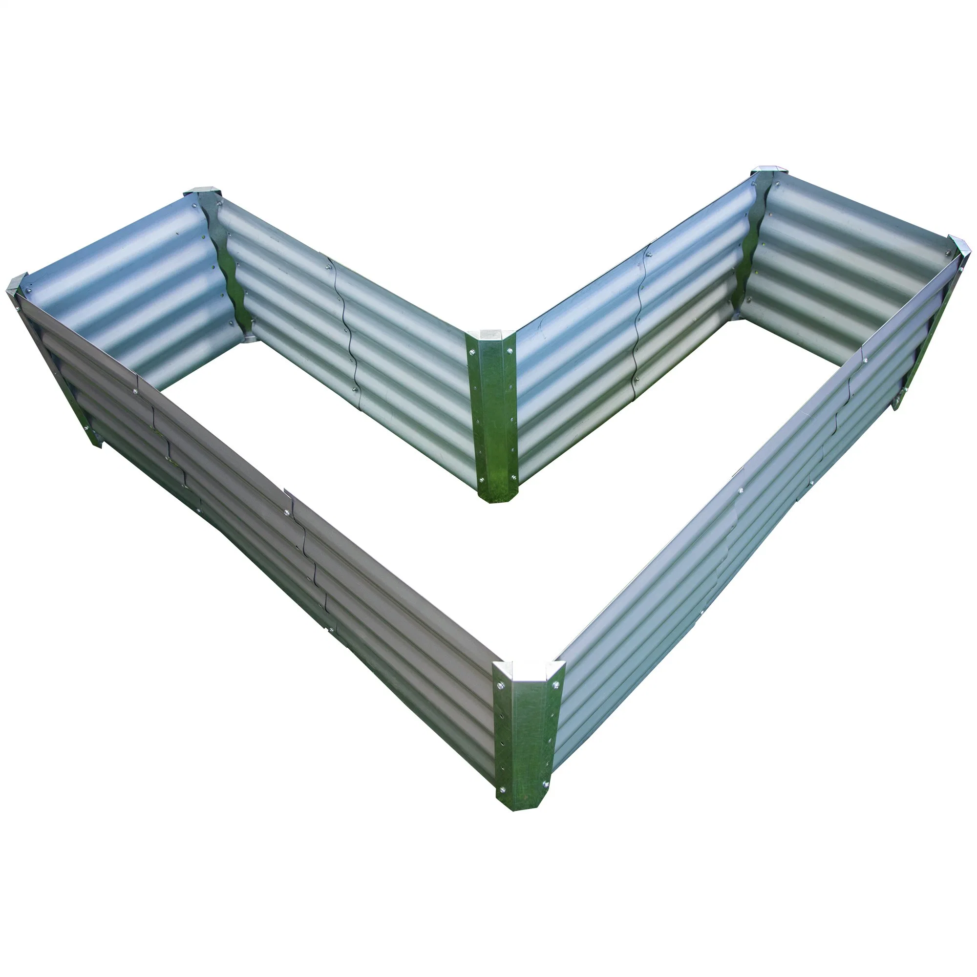 Attractive Appearance Garden Bed Galvanized Steel Metal Raised Flower Bed