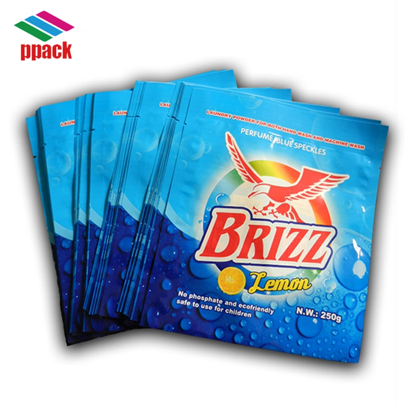 20.5cmx18cm BOPP/LDPE Lamination Three Side Sealed 250g Washing Powder Bag Made in China Package Manufacture