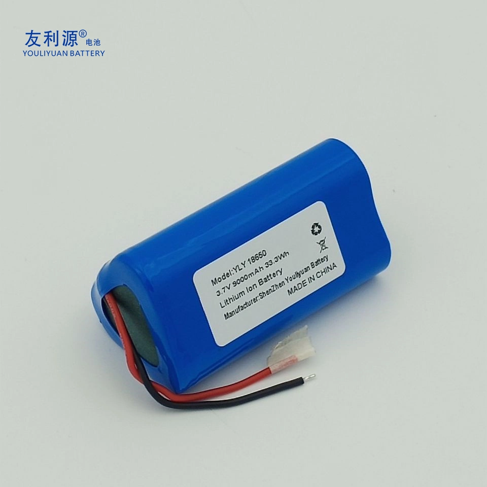 Manufacturer Factory CE RoHS Un38.3 MSDS Lithium Ion Battery Packs 3.7V 9ah 1s3p 33.3wh 18650 Battery for Loudspeaker