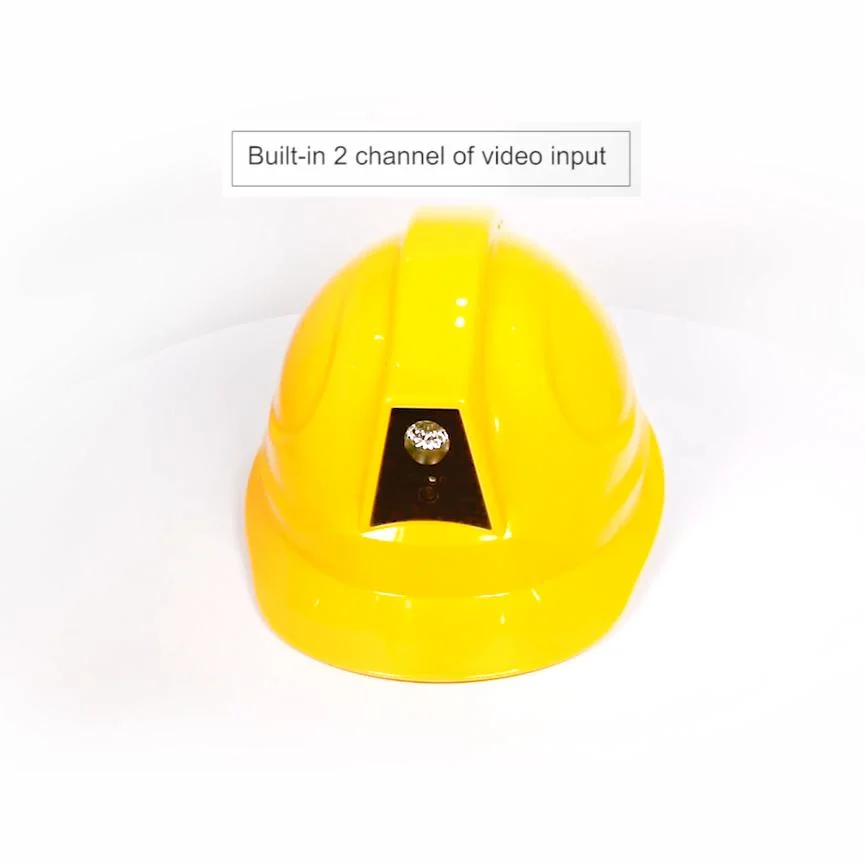 4G All Network Miner Construction Worker Head Protection Smart Safety Helmet Camera