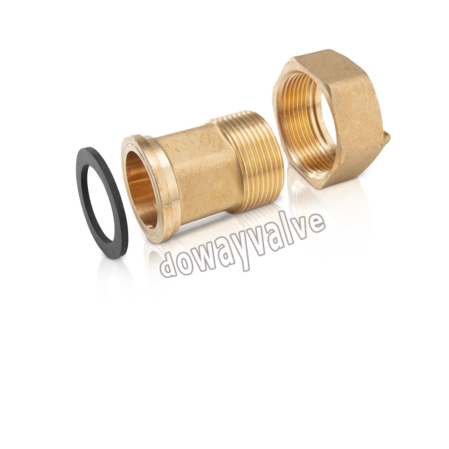 Water Meter Fitting 3/4 Inch Union Nut X 1/2 Inch Male Thread