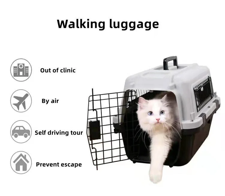 Wholesale/Supplier Pet Carrier Airline Approved Plastic Wire Door Dog Crate