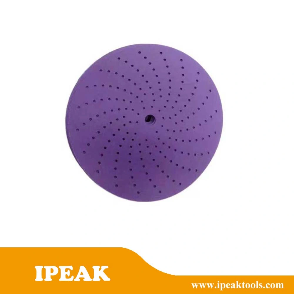 -Purple Hook & Loop 198mm Backing Sanding Disc for Sander, Finishing Fine Cut Sanding Abrasive Auto