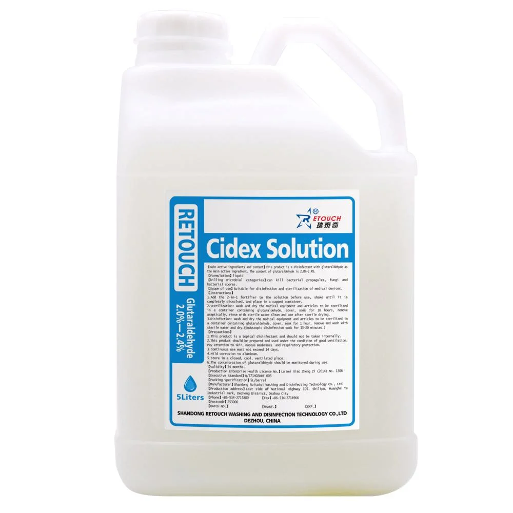 2% Glutaraldehyde Disinfectant for Medical and Surgical Instrument Disinfectant Cidex Solution