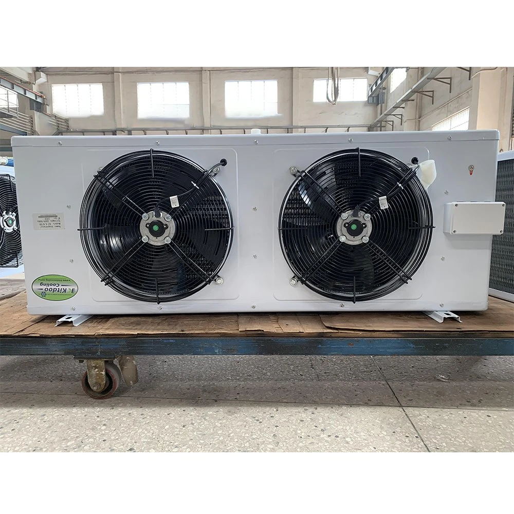 Venta caliente Precio bajo almacenamiento frío Sala congelada AC 380V Refrigeración por evaporación evaporador 3 ventiladores refrigeradores de aire Kitdoo