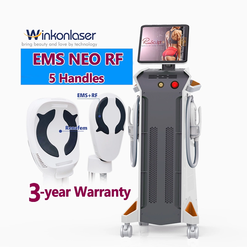 Emslim Winkonlaser Renasculpt Body Slimming Machine EMS Muscle Stimulate Training Sculpting