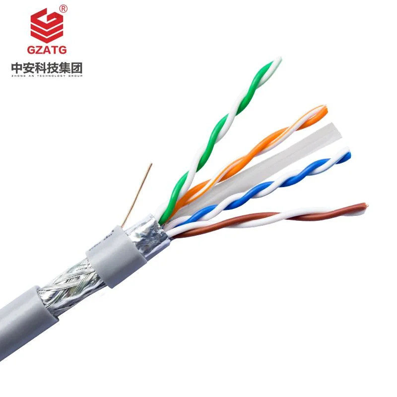 CAT6 cable LAN Cable de red de fabricación China interiores o exteriores