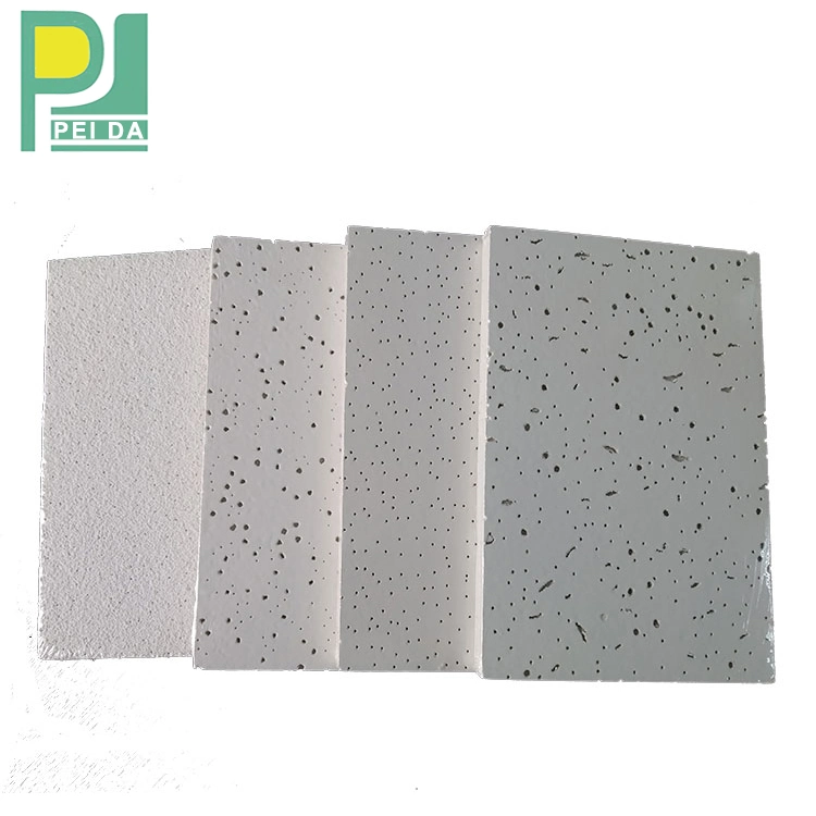 Fade Clouds Decorative Mineral Fiber Wool Ceiling Board 595*595mm Pop Suspended Acoustical Panel